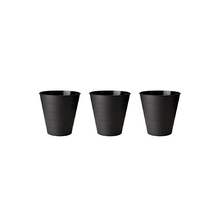 Product FNISS IKEA Trash Can Papelera Negro 602.954.38 Set de 3 bandejas