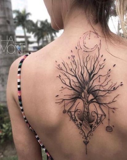 Tatto Árvore costas 🌲 