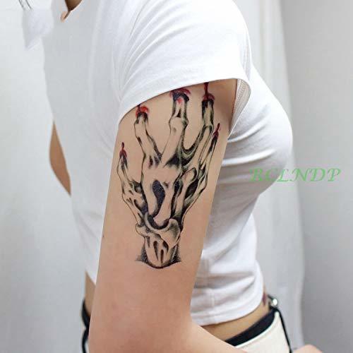 Product tzxdbh 3 Unids Impermeable Etiqueta Engomada del Tatuaje Temporal 3D Halloween Horror