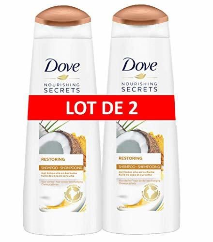 Dove Secrets de cuidado champú Coco 250 ml – juego de 2