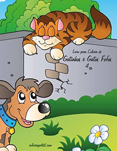 Libro Livro para Colorir de Gatinhos e Gatos Fofos 4
