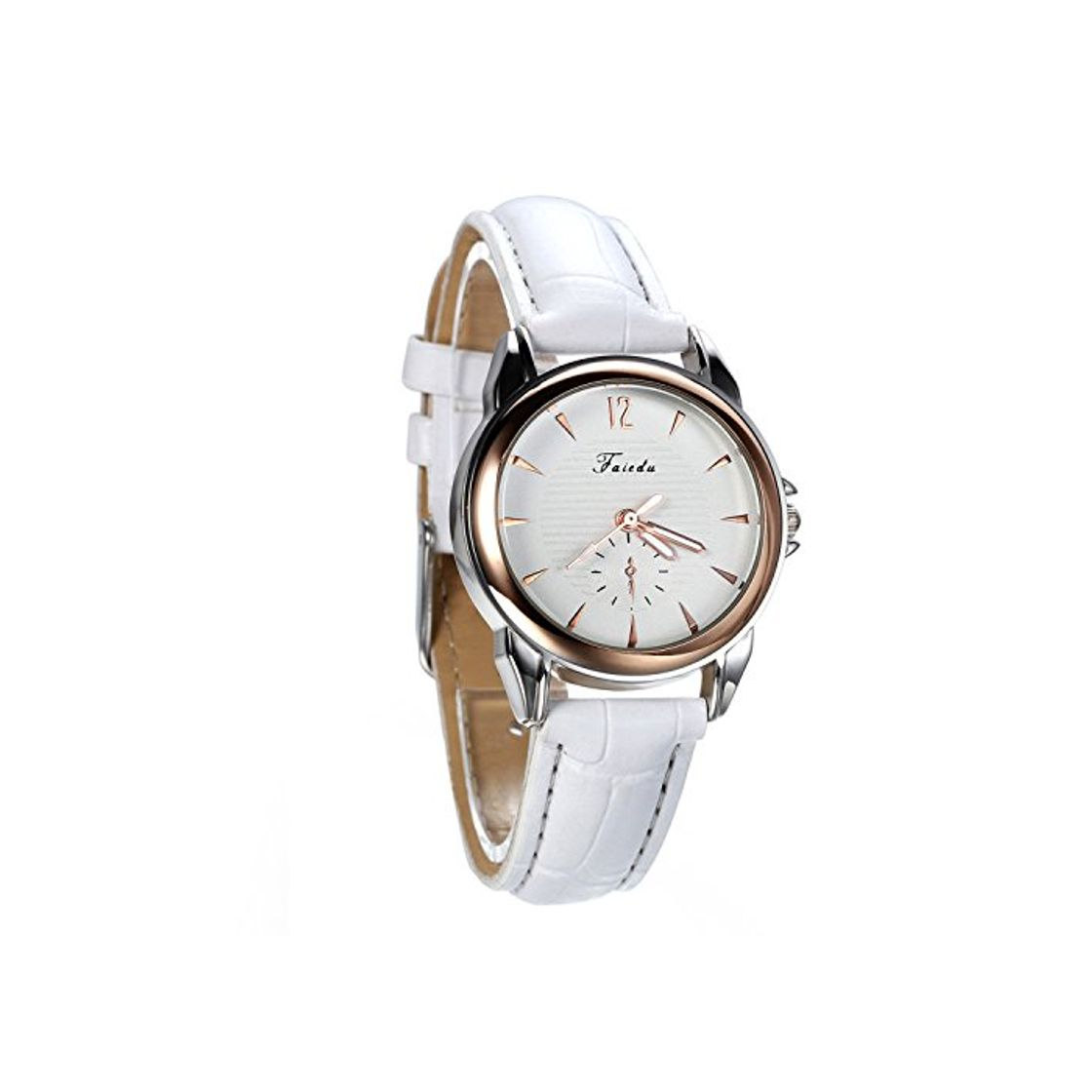 Products Avaner Blanco Reloj para Mujer Cuarzo Analogico Reloj de Pulsera Pequeño Minimalista,