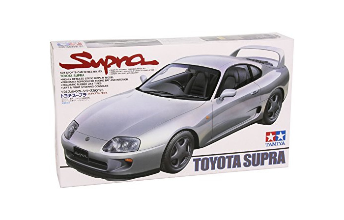 Product Tamiya Sports Car Model No.123 Toyota Supra 24123 Escala 01