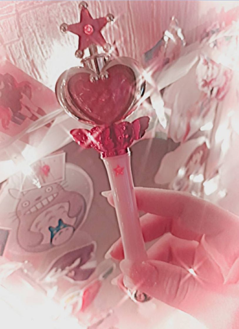 Moda Pink sugar heart Stick | Sailor Chibi Moon 💗