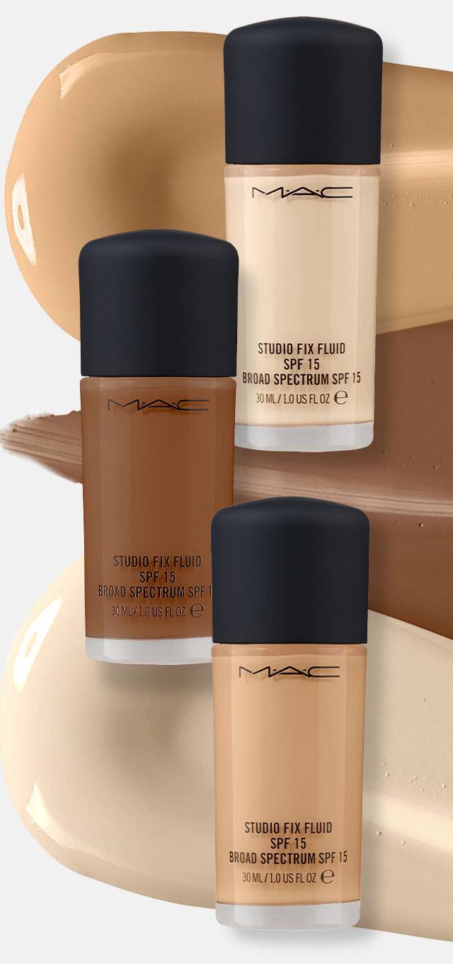 Moda 
MAC Studio Fix Fluid SPF 15 Foundation (Vários tons)