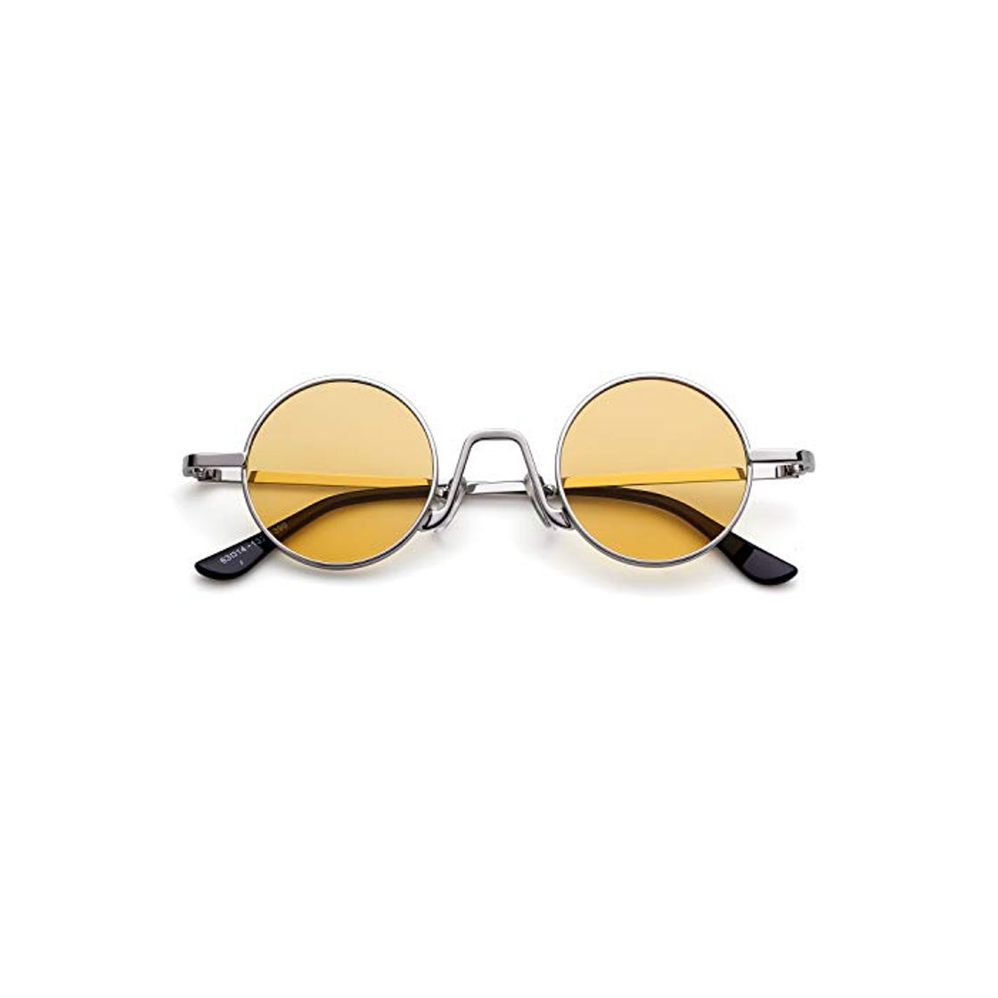 Moda ADEWU Gafas de sol ovaladas Vintage Street Style Eyewear con borde de metal fino Hombres Mujeres