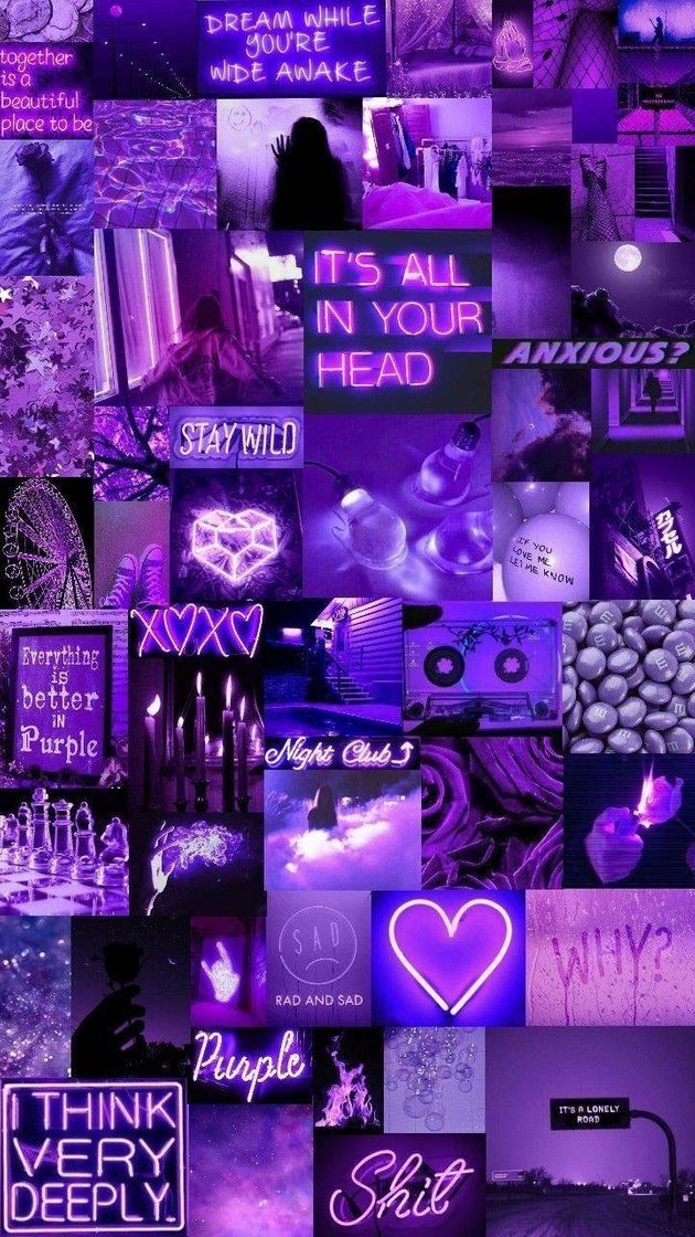 Fashion purple wallpaper