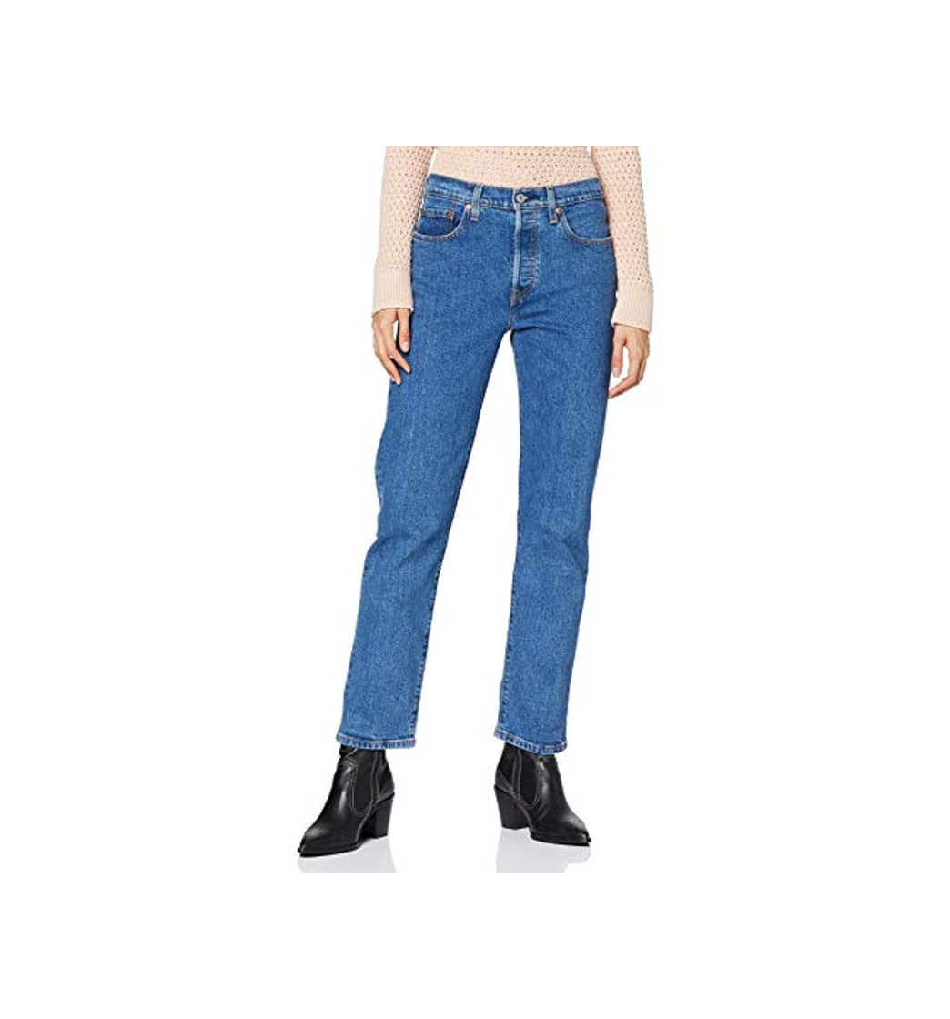 Moda Levi's 501 Crop Vaqueros Boyfriend, Azul