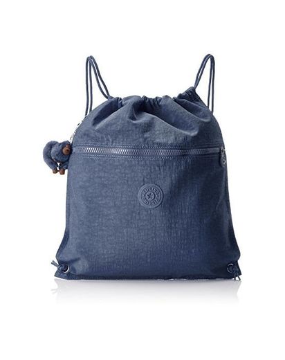 Kipling Supertaboo Mochila con Cordón, 15 Litros, Azul