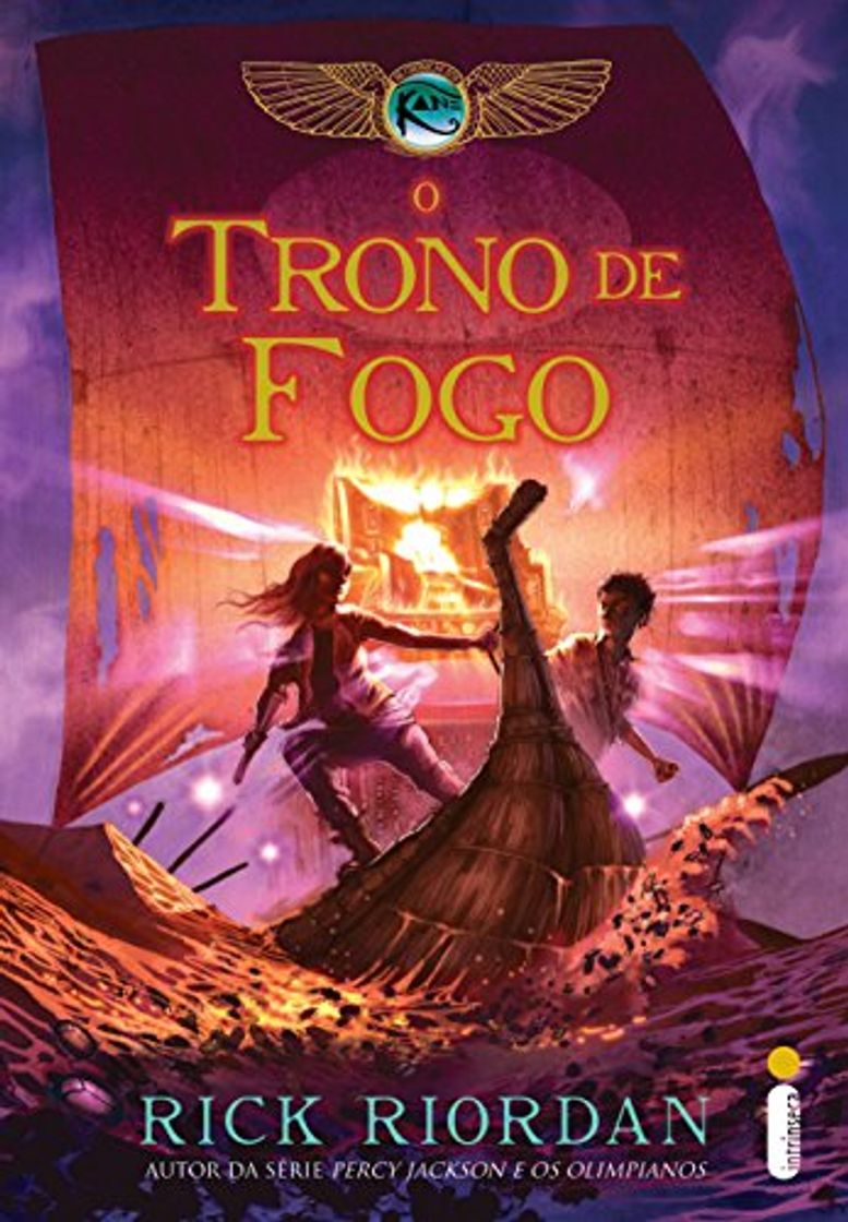 Libro O trono de fogo