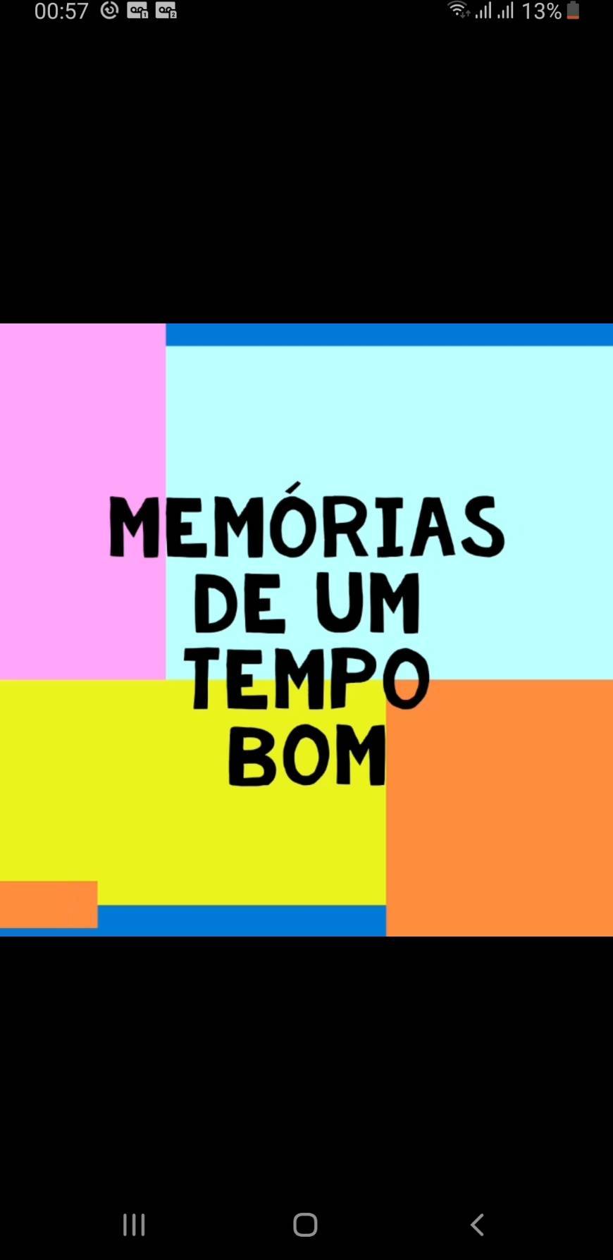 Canción Memórias de um tempo bom 