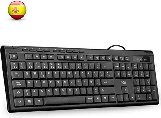 Rii RK907 USB - Teclado con Cable