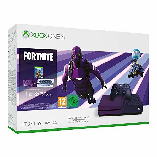 Electronic Microsoft Xbox One S - Consola de 1 TB, Degradado Morado