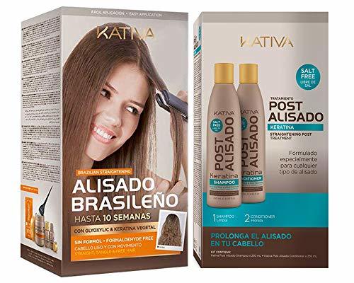 Producto Kativa Keratina y Argán - Kit Alisado Brasileño