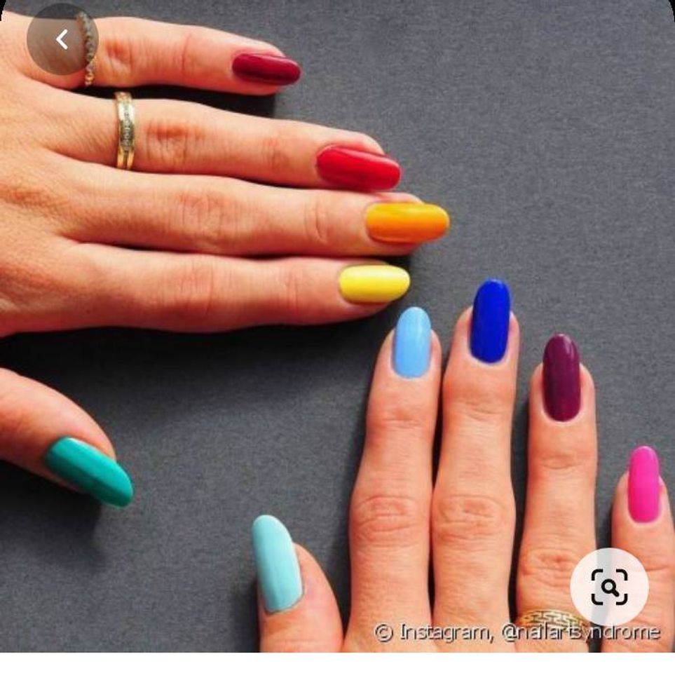 Fashion Unhas Multicoloridas 💅