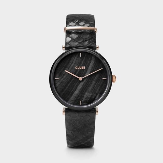 Cluse Triomphe Leather Black