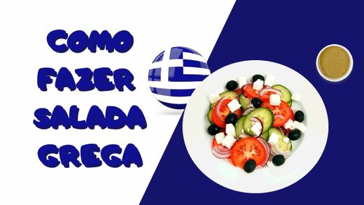 Como Fazer Salada Grega | Receita Saudável e Nutritiva - YouTube