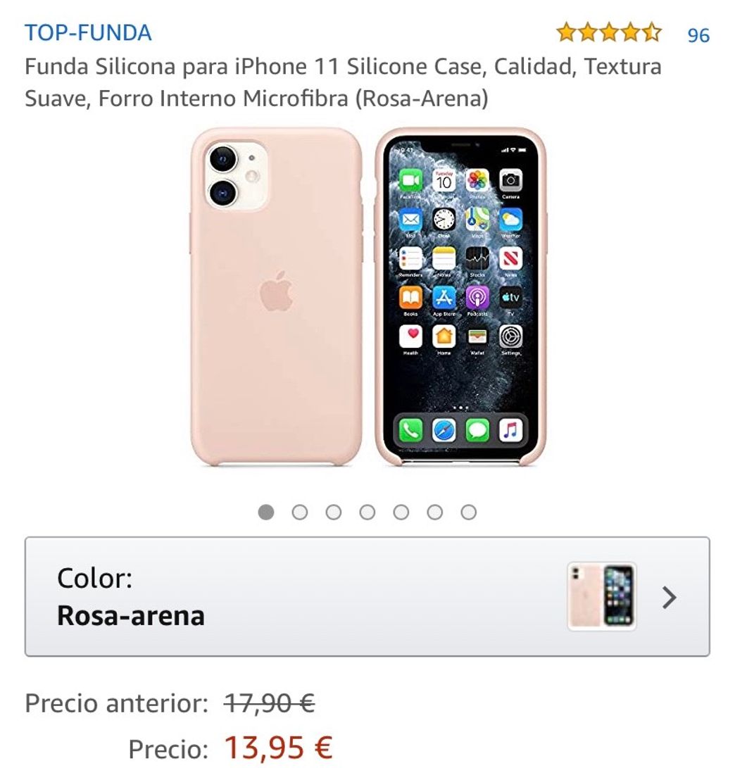 Moda Funda Silicona para iPhone 11 Silicone Case, Calidad, Textura ...