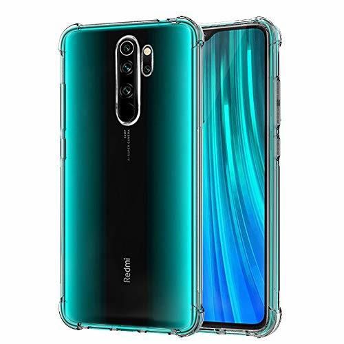 QHOHQ Funda para Xiaomi Redmi Note 8 Pro, Cases Silicona Thin Slim