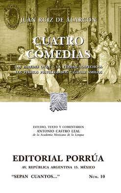 Libro Cuatro comedias