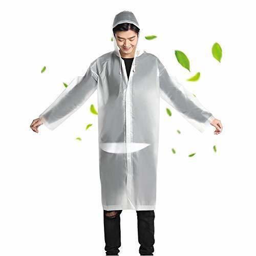 Impermeable desechable Impermeable Mujer Hombre Poncho Transparente Impermeable Ropa Impermeable Capa de