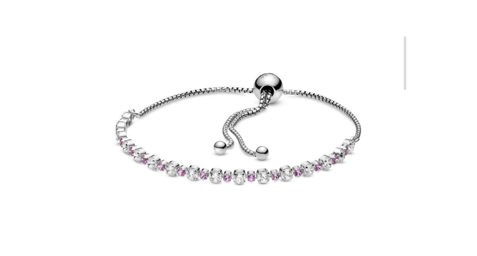 Product Pulsera Brillo Rosa con cierre deslizante