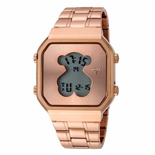 Producto Reloj tous D-Bear SQ de acero IP rosado Ref