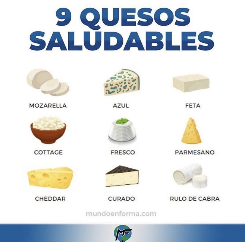 Moda 9 quesos saludables 🧀