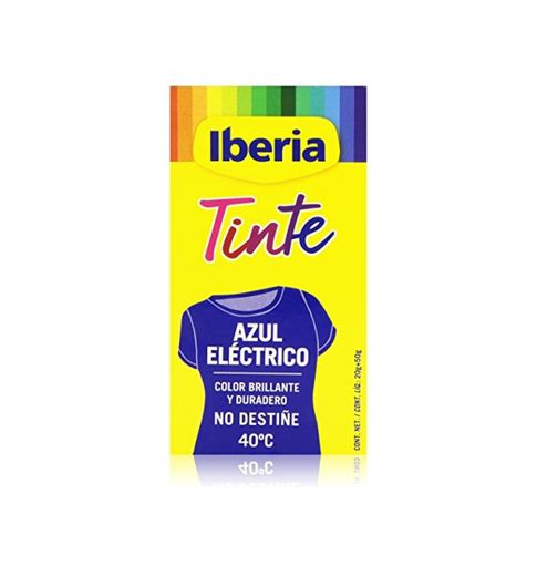 Iberia - Tinte Azul Eléctrico para ropa