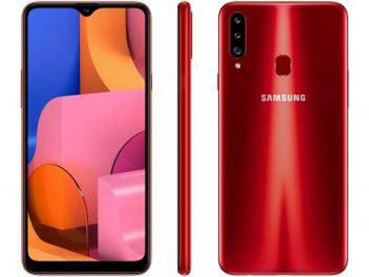 Moda Smartphone Samsung Galaxy A20s 32GB Vermelho 4G - 3GB RAM Te