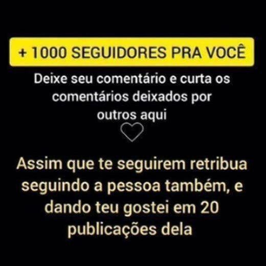 + 1000 Seguidores