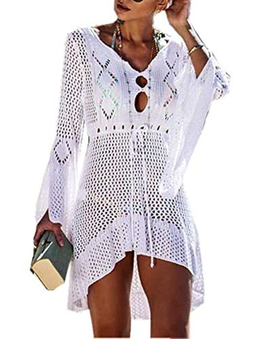 Social Jinsha Vestido de Playa - Mujer Pareos y Camisola de Playa Sexy