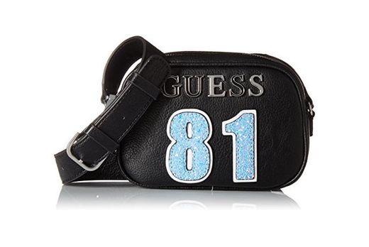 Guess - Manhattan, Bolsos bandolera Mujer, Negro