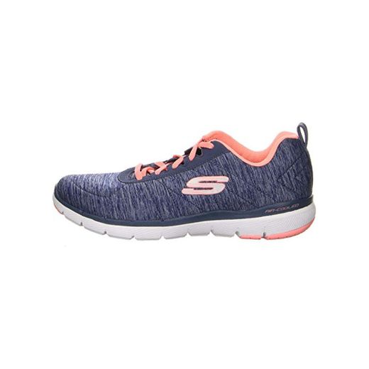 Skechers Women's FLEX APPEAL 3.0-INSIDERS Trainers, Blue