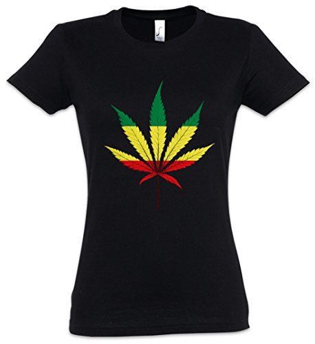 The Mermaid Conviction Cannabis Leaf Panafrica Mujer Girlie Women T-Shirt Tamaños XS