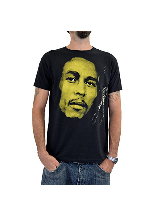 Productos Faces T-Shirt Uomo Bob Marley Impresión del Manual de la Pantalla de