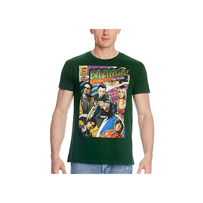 Product The Big Bang Theory – Camiseta Bazinga Comic Style – Impresión Personajes la Sit com Americana