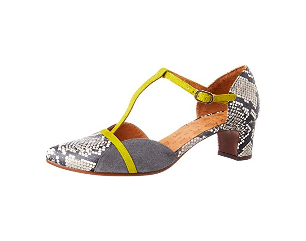 Fashion Chie Mihara Zuleica36, Bailarinas con Correa de Tobillo para Mujer, Multicolor