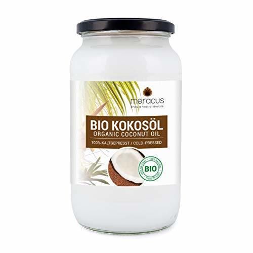 meracus Bio - Aceite de coco nativo en vidrio
