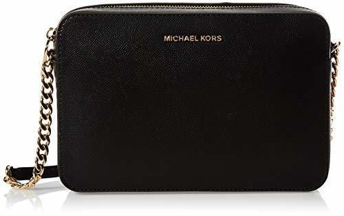 Michael Kors - Jet Set Large Crossbody, Bolsos bandolera Mujer, Negro