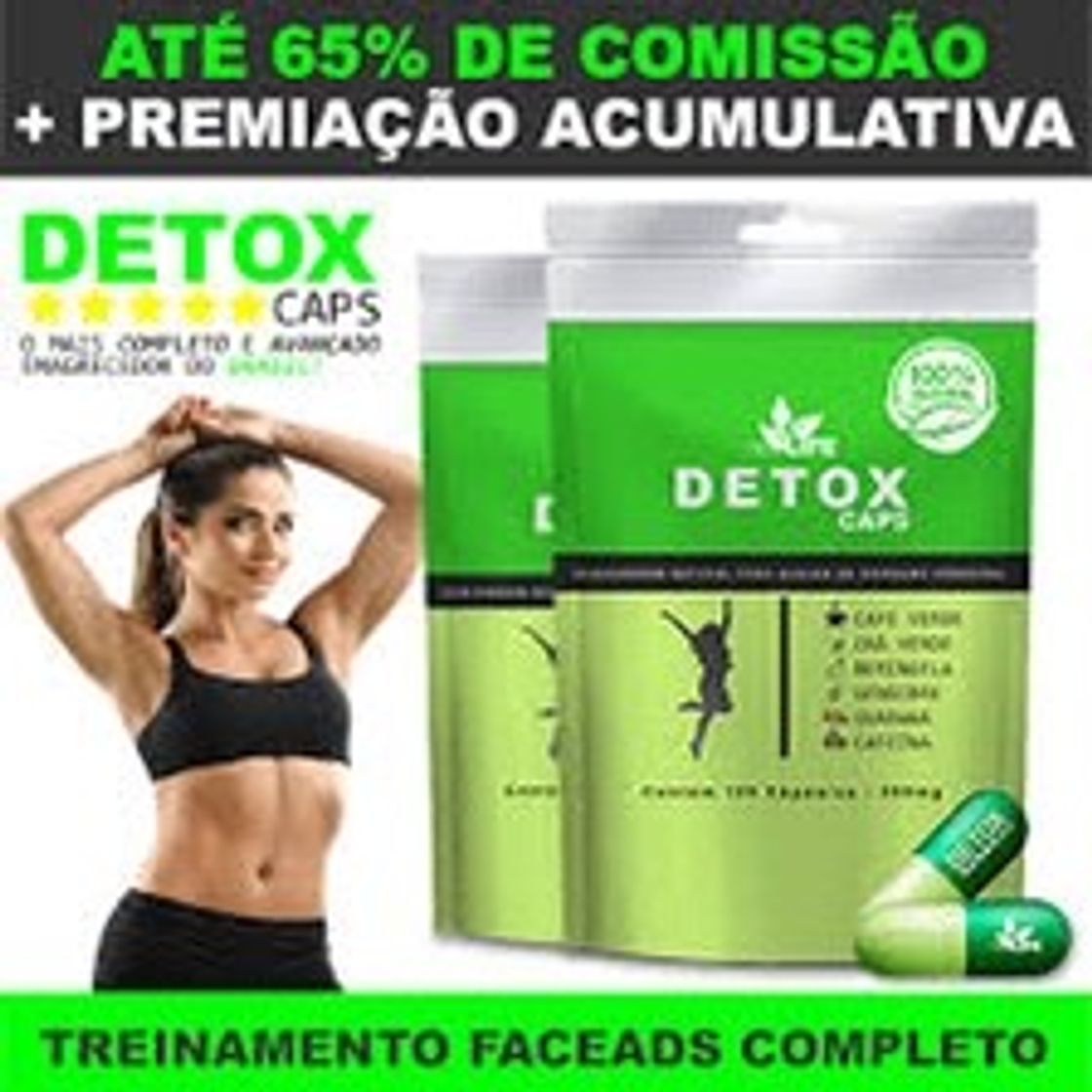 Product Detox caps disponível agora