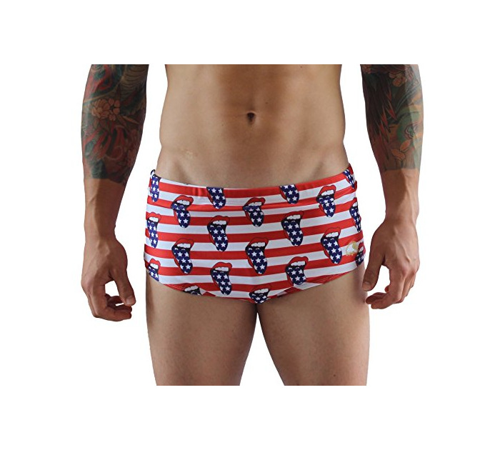 Product Sunga Life Bocazas de Patriot Swim escritos de los hombres para hombre