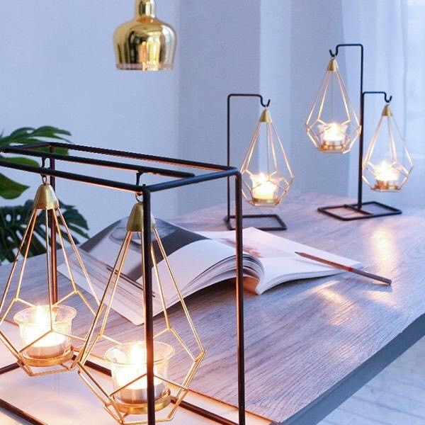 Candelabro geométrico