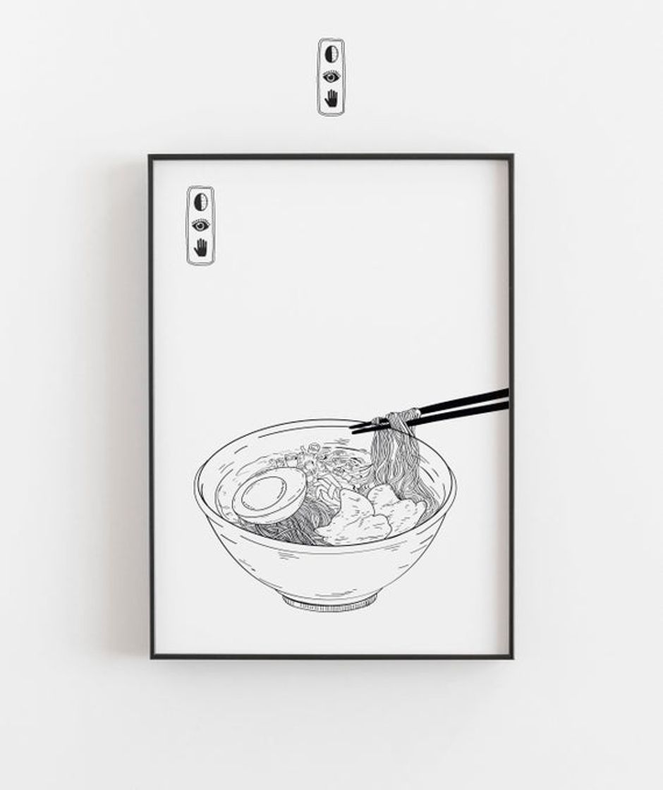 Productos Ramen // Art work // print // handmade // Japan // Japanese