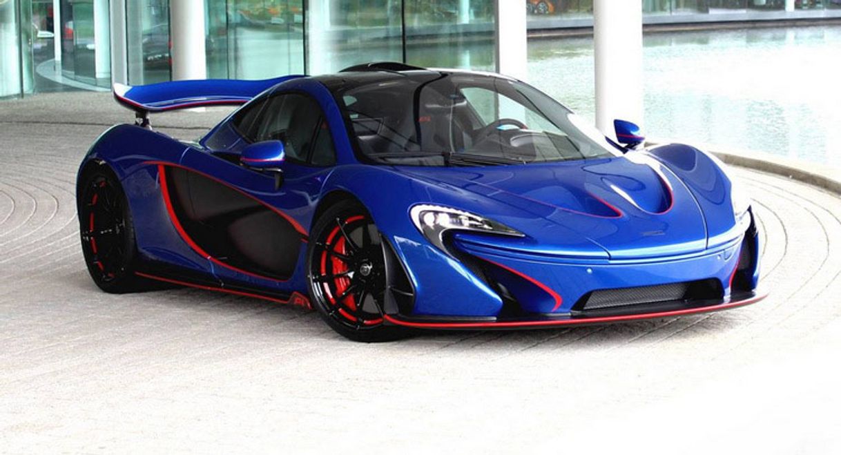 Social Customer Adds Red Pinstripes to Blue McLaren P1 Through MSO ...