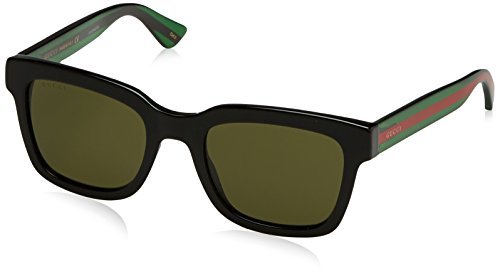 Moda Gucci GG0001S, Gafas de Sol para Hombre, Negro