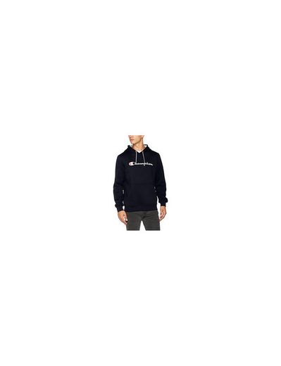 Champion Classic Logo para Hombre Sudadera, Azul