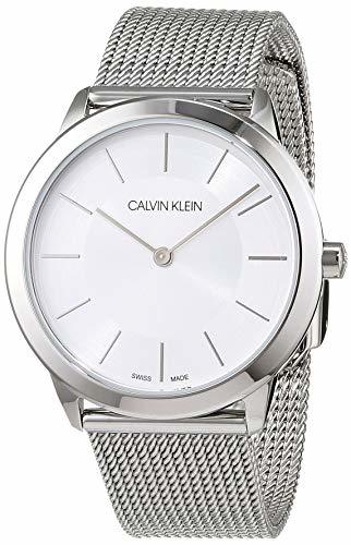 Moda Calvin Klein Reloj Analógico de Cuarzo para Mujer con Correa de Acero