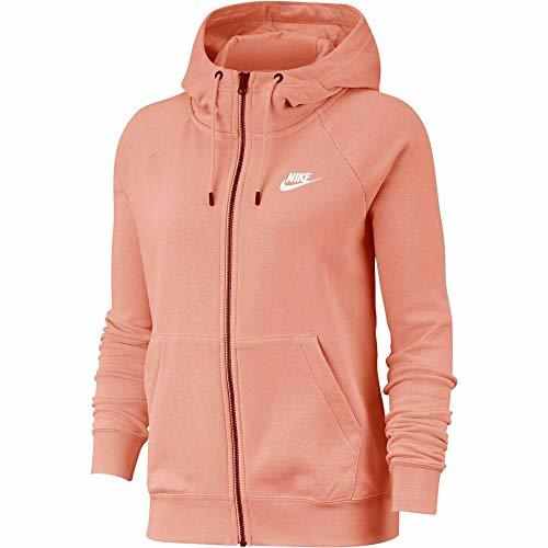 Fitness Nike Essential Hoodie FZ FLC Sudadera con Capucha y Cremallera Completa, Mujer,