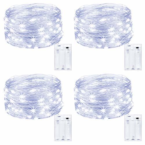 Productos Kolpop Guirnalda Luces Pilas, Luces LED Pilas[4 PCS], Luces LED Habitacion 5m